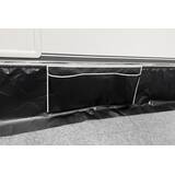 Wohnwagenschürtze / WINDBLENDE maßgeschneidert heavy duty 60 cm, mit Klettband, schwarz
