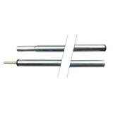 Zeltstang 19 mm stahl 145 cm blau-passiviert