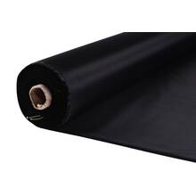 Wasserdichter Polyesterstoff 150 cm, schwarz 65 Gr/M²
