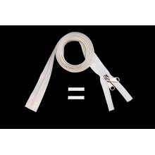 YKK Reißverschlüsse 10 mm nicht teilbar weiß