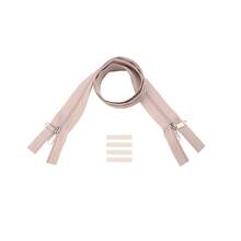 ESVO Reißverschlüsse 5 mm, nicht teilbar X-form sand