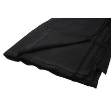 Brandwerende stof, molton, zwart, 300 gram, 300cm