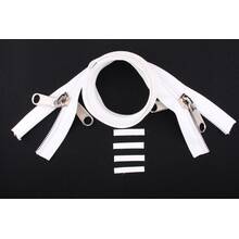 YKK Reißverschlüsse 10 mm nicht teilbar X-form weiß