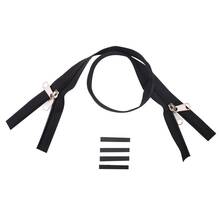 YKK Reißverschlüsse 5 mm nicht teilbar X-form, schwarz