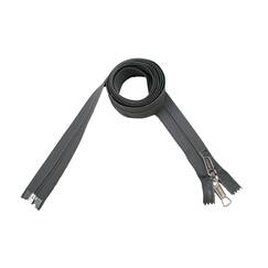 OPTI S 80 Reißverschlüsse 8 mm teilbar grau, 800 cm