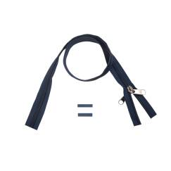 ESVO Reißverschlüsse 10 mm nicht teilbar, dunkelblau