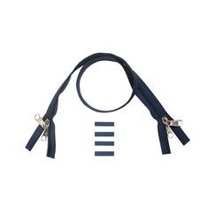 ESVO Reißverschlüsse 10 mm nicht teilbar X-form blau