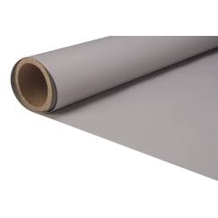 Zeltplane PVC mit Leineprägung beschichtet grau 154 cm, 450 Gr./M²