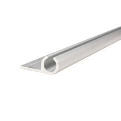 Kederschiene aluminium 100 cm 90° mit 6 Löcher und Schrauben