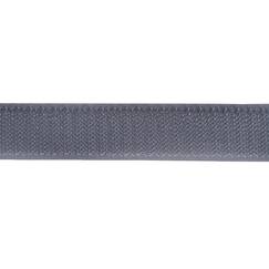 Klittenband 20 mm grijs, harde zijde, haak
