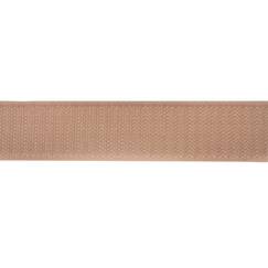Klettband 25 mm beige, harte Seite, Haken