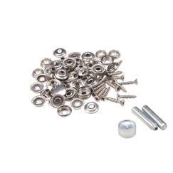 Satz ESVO Druckknöpfe Ø15 mm anschraubbar, 15 Stück