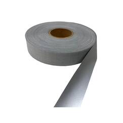 Reflektierender Streifen Rolle 50 Laufmeter, 25 mm, silver