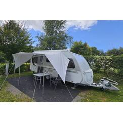 Univario grijze luifel voor camper en caravan SHOWMODEL