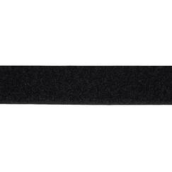 Klettband 50 mm schwarz, weiche Seite, Flausch