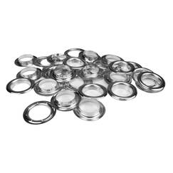 Set zeilringen 40mm vernikkeld