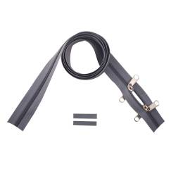 YKK Reißverschlüsse 5 mm nicht teilbar O-form dunkelgrau