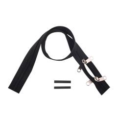 YKK Reißverschlüsse 5 mm nicht teilbar O-form schwarz