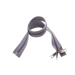 YKK rits 8 mm deelbaar grijs