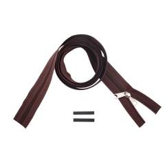 YKK rits 8 mm niet deelbaar bruin