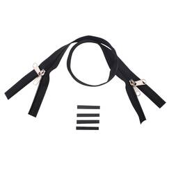 YKK Reißverschlüsse 5 mm nicht teilbar X-form, schwarz