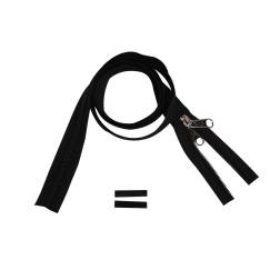 ESVO Reißverschlüsse 10 mm nicht teilbar, schwarz