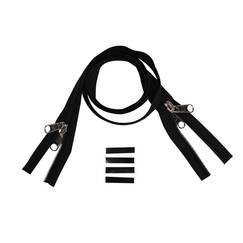 ESVO Reißverschlüsse 10 mm nicht teilbar X-form schwarz