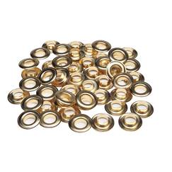 Satz ESVO Ösen Ø 12 mm messing, 50 Stück