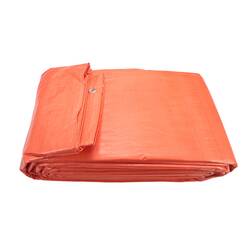 Gewebeplane mit Ösen, orange, 800 x 1000 cm, 100, wasserdicht