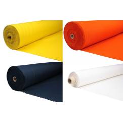 Fahnenstoff aus Spun Polyester RESTSTÜCKE