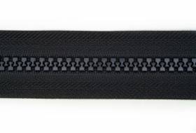 YKK VISLON Profilreißverschlüsse 8,6 mm 10 V nicht teilbar O-form schwarz [CLONE]