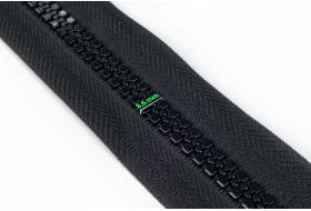 YKK VISLON Profilreißverschlüsse 8,6 mm 10 V nicht teilbar O-form schwarz [CLONE]