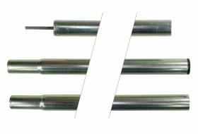 Zeltstang 32 mm stahl 230 cm 3-teilig