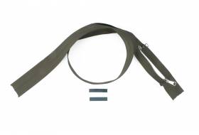 YKK Spiralreißverschlüsse 5 mm nicht teilbar O-form leichtgrau [CLONE]