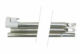 ESVO Teleskopierbare Firststab 25/22 mm, 3 teilig 120-300 cm + Powergrip