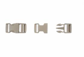 YKK Steckschnalle 15 mm beige