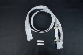 YKK VISLON Profilreißverschlüsse 8,6 mm 10 V nicht teilbar O-form weiß [CLONE]