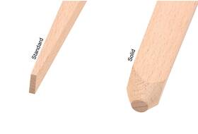 Zelthering Solid, 40 cm holz, extra dick und mit abgerundeter Spitze [CLONE]