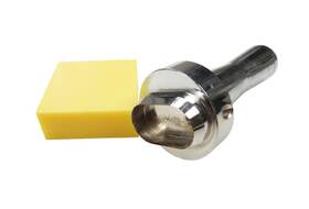 Stanz. Locheisen. Professionel Ösen oval Ø 42 x 22 mm inklusive Stanzblock