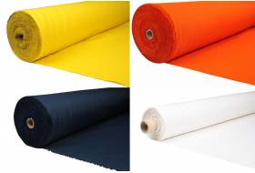 Fahnenstoff aus Spun Polyester RESTSTÜCKE