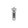 RIRI Schieber 5 mm mit 1 Griff