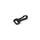 Karabiner / Musketonhaken Kunststoff schwarz für 25 mm Band