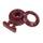 Minax Knopf braunrot