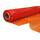 Doorzichtig zeil, vlamvertragend plastic folie 140 cm, 0,60 mm, oranje