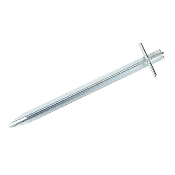 T-Hering 30 cm x 3 mm, blau-passiviert