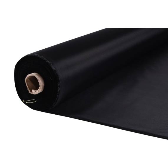 Wasserdichter Polyesterstoff 150 cm, schwarz 65 Gr/M²