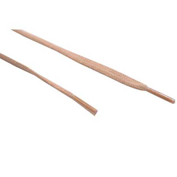 Schnürsenkel flach 45 cm, beige