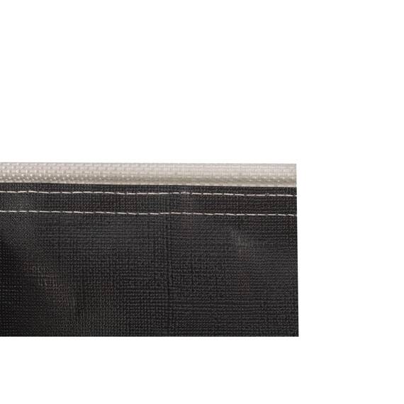 Wohnwagenschürtze / WINDBLENDE maßgeschneidert heavy duty, Schwarz