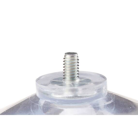 ESVO transparenter Saugnapf mit rostfreiem Gewinde und Mutter