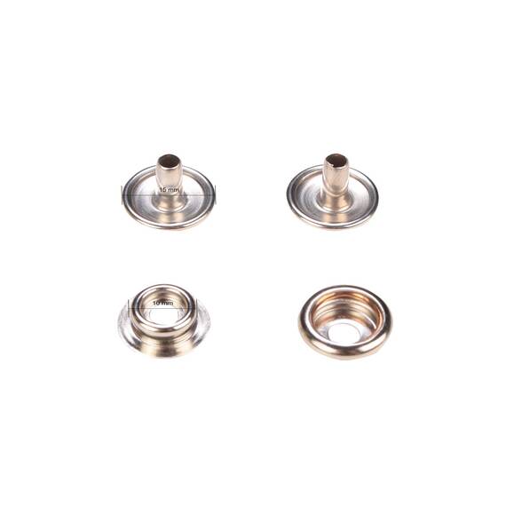 Satz ESVO Druckknöpfe Ø15 mm, 12 Stück